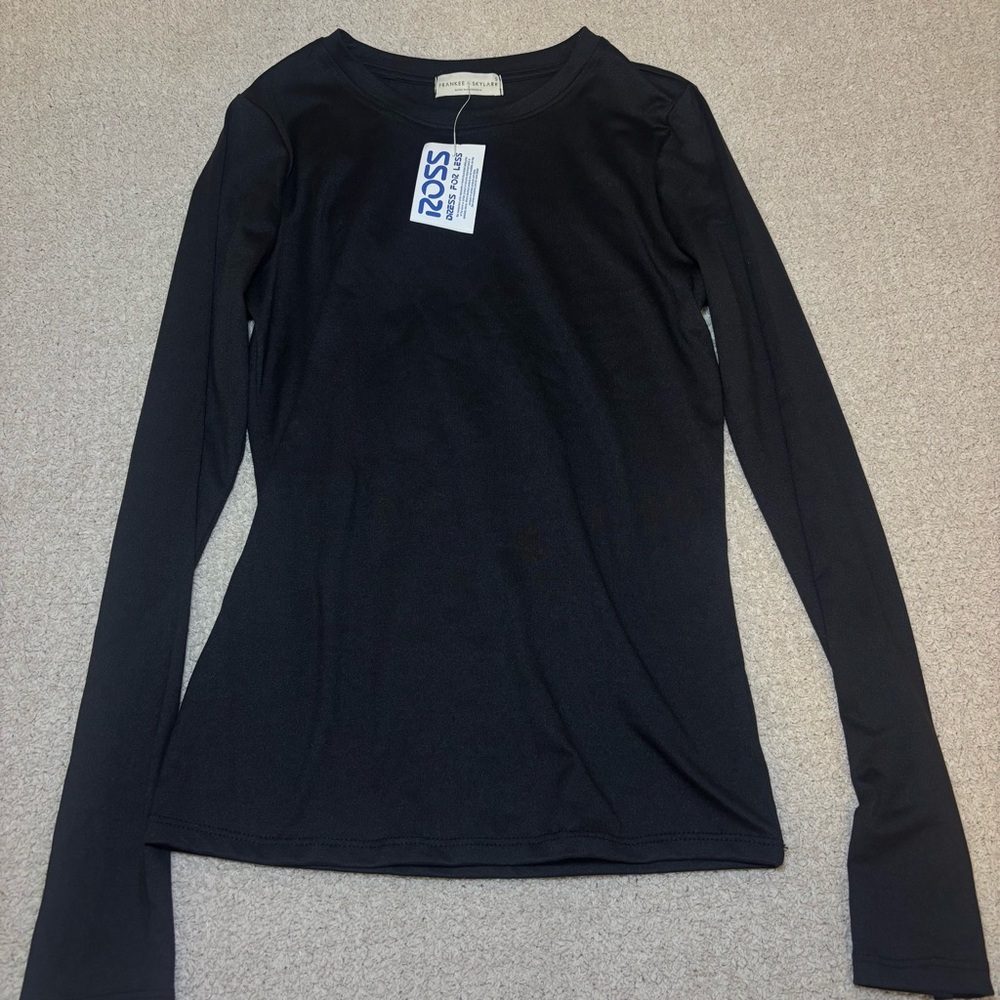 Black Long Sleeve Top